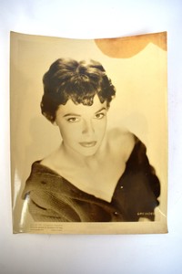 Vintage Anne Bancroft American Film Actress Black And White Photograph Portrait