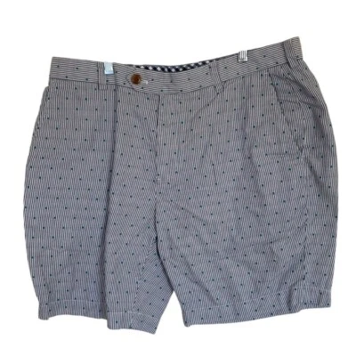 Vestido corto de algodón Brooks Brothers para hombre talla 36 8,5" entrepierna azul blanco verde Foto 1 de 4