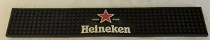 Heineken 24" Rubber Bar Rail Spill Mat - Picture 1 of 4