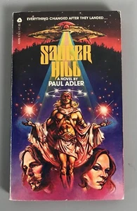 1979 Saucer Hill Paul Adler 1st Avon PB  Peter Edler Clyde Caldwell UFO fantasy - Picture 1 of 5
