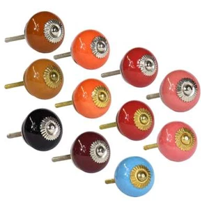 Möbelgriff Keramikgriff Möbelknauf Knauf Griff Knopf Möbelknopf Keramik Rund - Bild 1 von 12