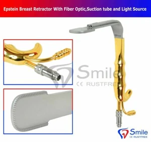 Epstein Abdominoplasty Breast Retractor With Fiber Optic & Suction Tube CE FDA - Picture 1 of 5