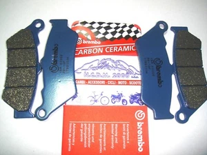 4 Pastillas Freno Delanteros BREMBO Carbono Moto Guzzi Custom Bellagio 940 2012 - Imagen 1 de 1