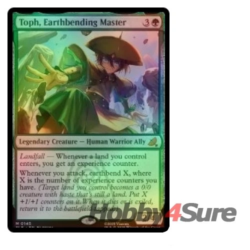 Foil Toph, Earthbending Master M/NM Magic MTG Avatar: The Last Airbender Eternal - Image 1 of 1