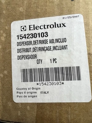 Dispensador de jabón/enjuague para lavavajillas Electrolux #154230103 Foto 1 de 4