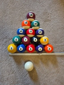 Poolbillard Kugeln - 16 Stück - Bild 1 von 2