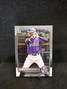 2025 Bowman Chrome - Prospects Cristian Arguelles, 1st Bowman Rockies - Bild 1 von 2