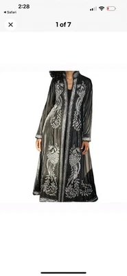 NWT PL Soft Surroundings Stunning Skyline Duster Coat Embellished - Image 1 of 4