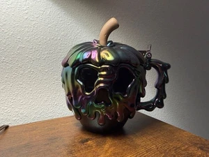 Disney Parks Poison Apple Stein Mug Iridescent Black Halloween 2023 Collectible - Picture 1 of 4