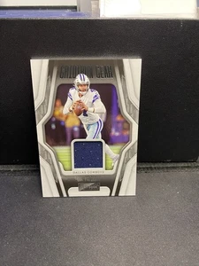 2022 Panini Playbook - Gridiron Gear Relics Dak Prescott #GG-3 DALLAS COWBOYS - Picture 1 of 6