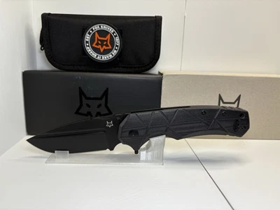 Cuchillo plegable táctico Fox Knives FX-557 B - Acero N690Co, mango G10, negro   Foto 1 de 4