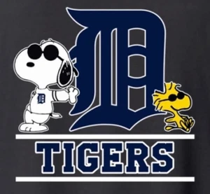 (3) Detroit Tigers Peanuts Waterproof Vinyl Stickers 3x2.8 inches Car Decals - Picture 1 of 1