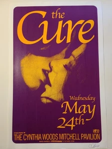 The CURE Original 2001 Woodlands TX Konzert Poster Onkel Charlie signiert - Bild 1 von 5