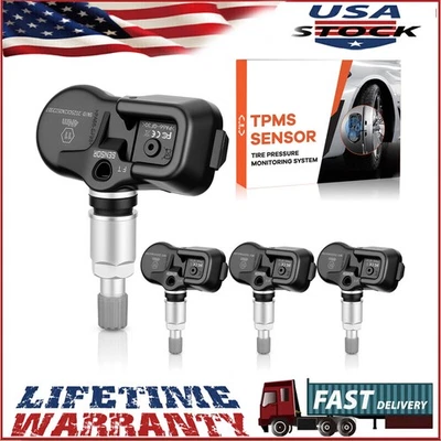 Juego de 4 sensores de presión de neumáticos TPMS de 315 MHz/433 MHz para Toyota Camry RAV4 Tacoma Foto 1 de 4