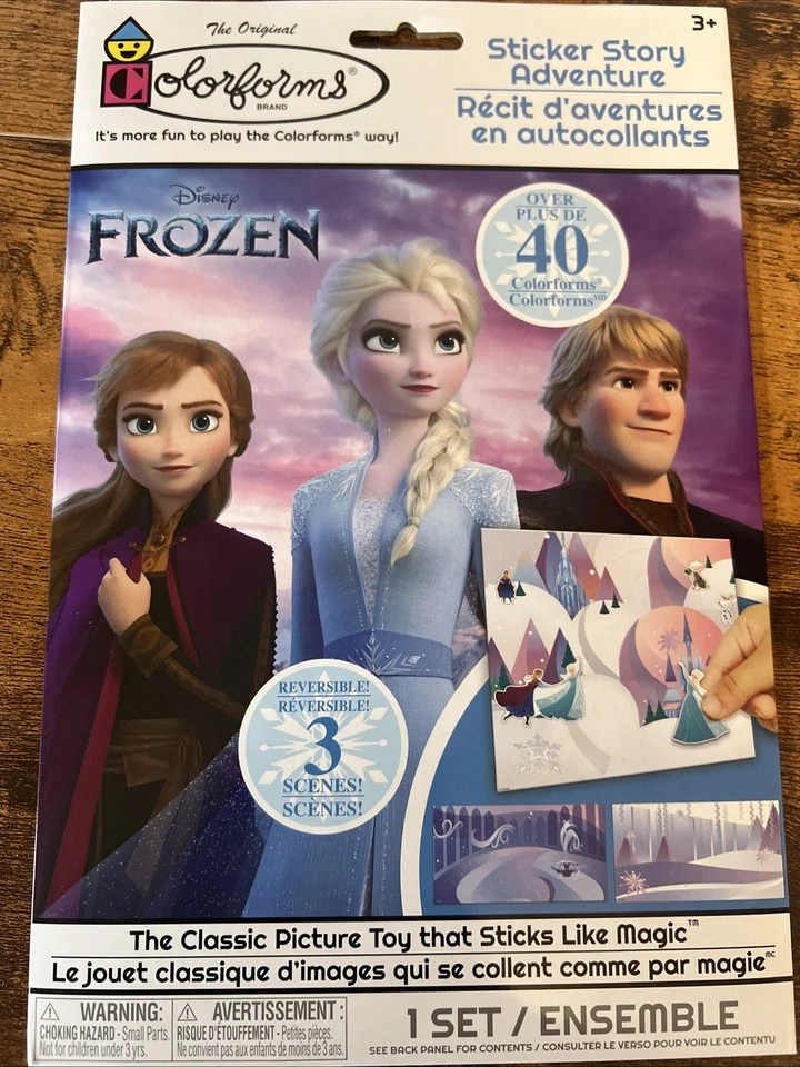 Disney Frozen II Colorforms Sticker Story Adventure 40pcs Pz2