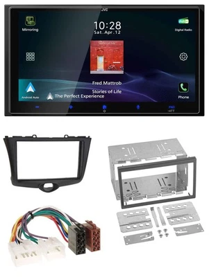 JVC USB Bluetooth 2DIN DAB MP3 Autoradio für Toyota Yaris (2003-2005) - Bild 1 von 4