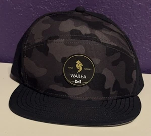 Sombrero Melin Hydro Grand Wailea Maui Camuflado Hawaii 808 Trincheras CL Extremadamente Raro - Imagen 1 de 5