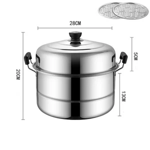 Gesundes und bequemes Kochen mit doppellagigem Edelstahl-Dampfgarer - Bild 1 von 50