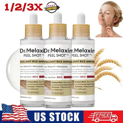1/2/3X Dr. Melaxin Peel Shot Glow White Rice Peeling Ampoule, Exfoliating Scrub✅ - Image 1 of 4