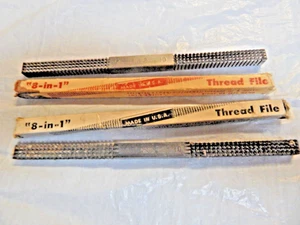 2 archivos de hilo archivos 8 en 1, hechos por jaw mfg co. ee. uu. (ver descripción) - Imagen 1 de 7
