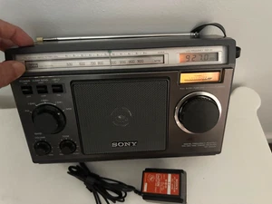SONY FM/SW/MW 5Band Radio W/Power Supply Model No ICF-6500W, Good Condition. - Picture 1 of 9