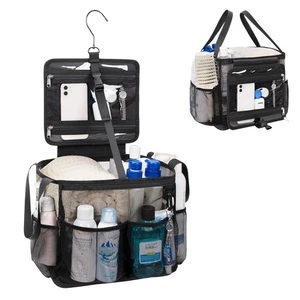 Mesh Shower Caddy Portable Quick Dry Hanging Toiletry Bag for College Dorm Beach - Picture 1 of 12