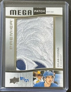 2023-24 Upper Deck Premier Dylan Cozens Mega Patch Chest Logo #07/27 Sabres - Picture 1 of 3