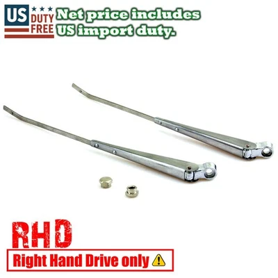 JUEGO DE 2 BRAZOS LIMPIAPARABRISAS RHD PARA CAMIONETA NISSAN DATSUN 620 1972-79 Foto 1 de 4