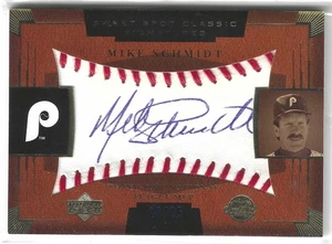 2004 Upper Deck Sweet Spot Classic Mike Schmidt #SSA-41 Auto /25 Bookend SSP - Bild 1 von 2