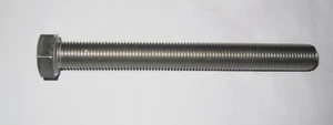 3/8 UNF x 3 3/4" Hex Set Screw Bolts (fully threaded) - Stainless Steel - Picture 1 of 3