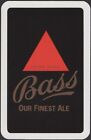 Playing Cards Single Card Old * Bass Finest Ale * Brewery Beer Advertising Art