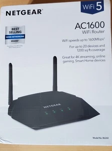 NETGEAR AC1600 Dual-Band Smart Wi-Fi Router - R6260-100NAS - Picture 1 of 5