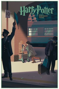 Laurent Durieux - Harry Potter Variant Print Poster Mondo Artist Bottleneck - Bild 1 von 1