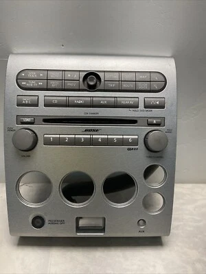 2004 - 2006 NISSAN TITAN ARMADA OEM FRONT AC CLIMATE SWITCH CONTROL RADIO BEZEL - Image 1 of 4