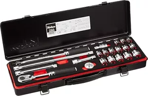 Juego de 21 herramientas de llaves de vaso Koken 3286Z Z-EAL 3/8" (9,5 mm) con estuche de Japón - Imagen 1 de 8