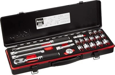 Koken 3286Z Z-EAL 3/8" (9.5mm) Socket Wrench Set of 21 Tools w/Case from Japan - Image 1 of 4