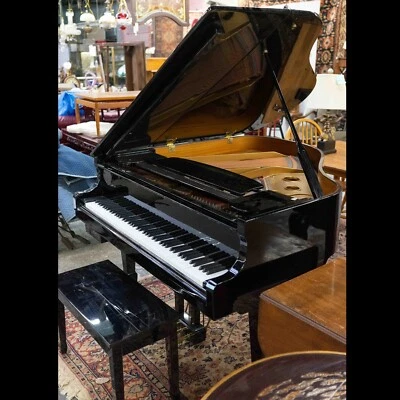 Wurlitzer 5' Baby Grand Player Piano Bluetooth CD QRS System - Image 1 of 4
