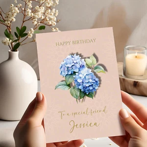 Tarjeta de cumpleaños personalizada para hija, nieta, hermana, amiga - Imagen 1 de 4