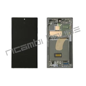 DISPLAY SAMSUNG ORIGINALE S918 VERDE S23 ULTRA 5G 2023 TOUCH LCD SCHERMO - Picture 1 of 1