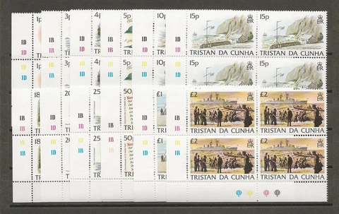 TRISTAN DA CUNHA 1983 SG 349/60 MNH Cat £32 Cover