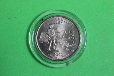 2000 - P Mint - Massachusetts State Quarter P00376 - Image 1 of 2