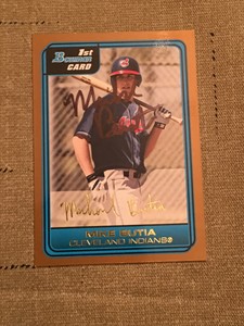 CLEVELAND INDIANS Autograph Prospect, Draft Pick, Coach, MiLB card, In-Person, 