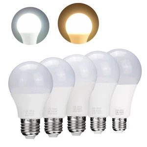 E26 E27 LED Globe Bulb Lights 3W 5W 7W 9W 12W 15W 18W Energy Saving White Lamp - Picture 1 of 13
