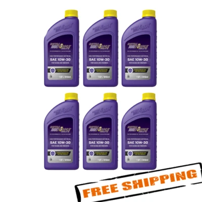 Royal Purple 06130 Multi-Grade SAE 10W-30 Synthetic Motor Oil - 6 Quarts Foto 1 de 3