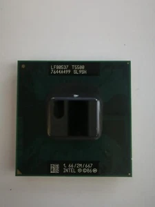 CPU INTEL CORE2DUO 1.66GHZ 2M 667 T5500 SL9SH LAPTOP SOCKET-P PROCESSORE - Foto 1 di 1