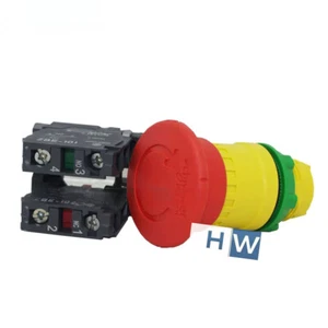 1/Piece NEW XB5AS8445 XB5-AS8445 Emergency Stop Button Rotation Reset 1NO+1NC - Picture 1 of 4