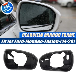 2x For Ford Fusion 2013~2020 Black Left Right Side Mirror Frame Trim Replacement - Bild 1 von 12