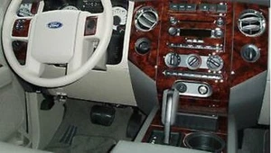 FORD EXPEDITION INTERIOR WOOD DASH TRIM KIT SET XLT 4WD 2010 2011 2012 2013 2014 - Picture 1 of 10