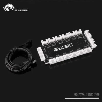 Bykski B-TR-1T016, 16 Channel 5v RBW Lighting Hub - Image 1 of 4