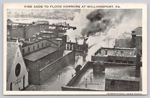Postal incendio se suma a los horrores de inundación en Williamsport Pennsylvania - Imagen 1 de 2